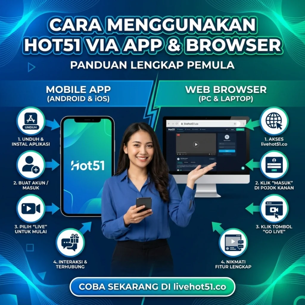 Cara Menggunakan Hot51 Panduan Web & App
